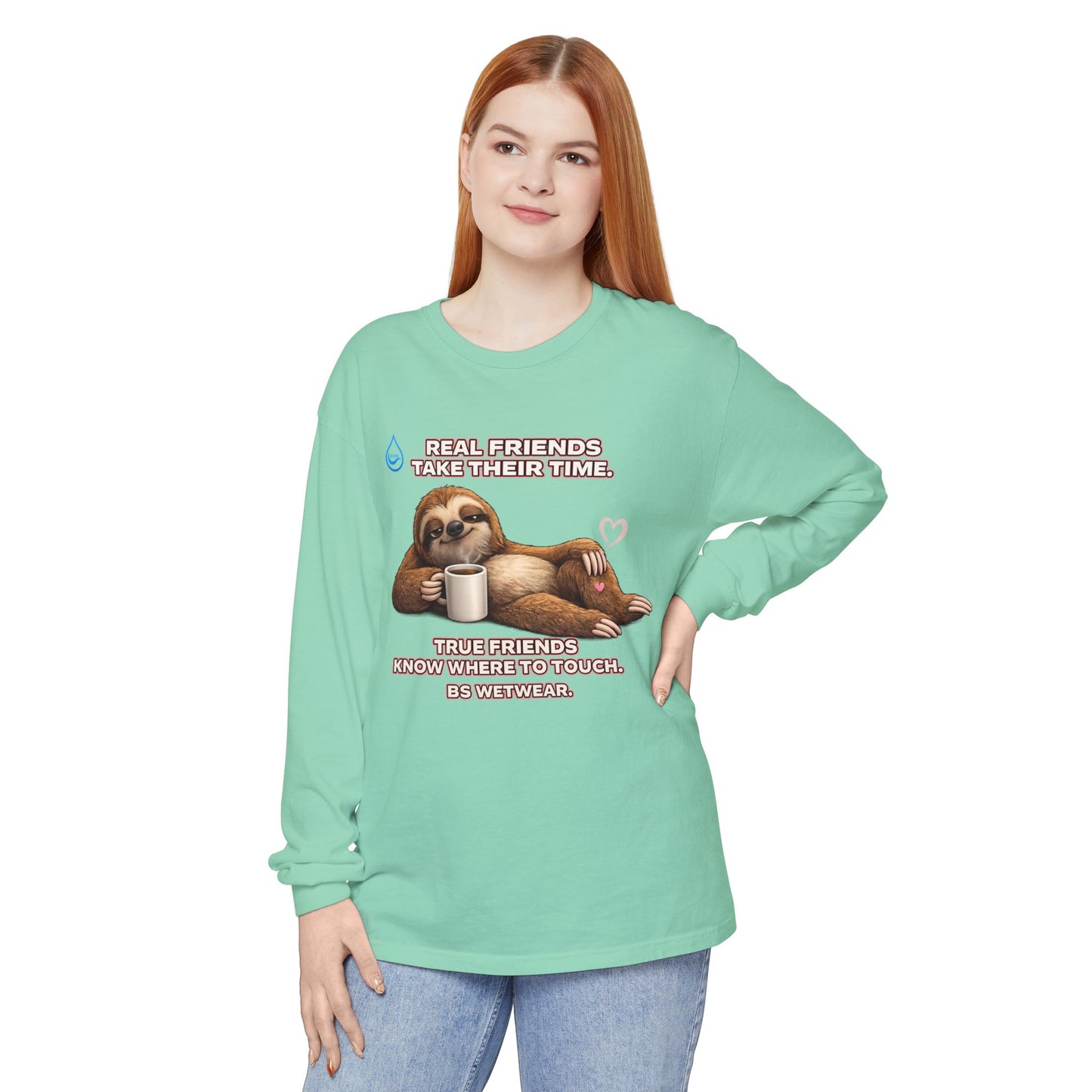 BS WETWEAR TRUE FRIENDS STAY ANYWAY LONG SLEEVE T-SHIRT