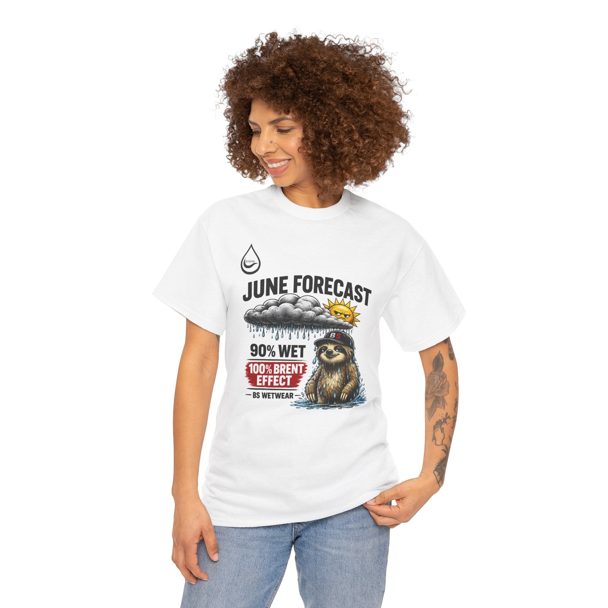 BS WETWEAR BRENT EFFECT WEATHER REPORT T-SHIRT