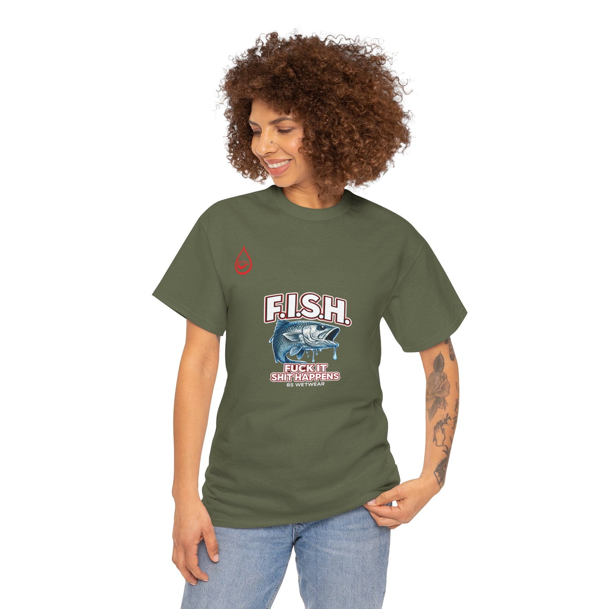 BS WETWEAR F.I.S.H. BLACKOUT T-SHIRT