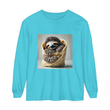 BS WETWEAR SLOTH BURRITO LONGSLEEVE T-SHIRT