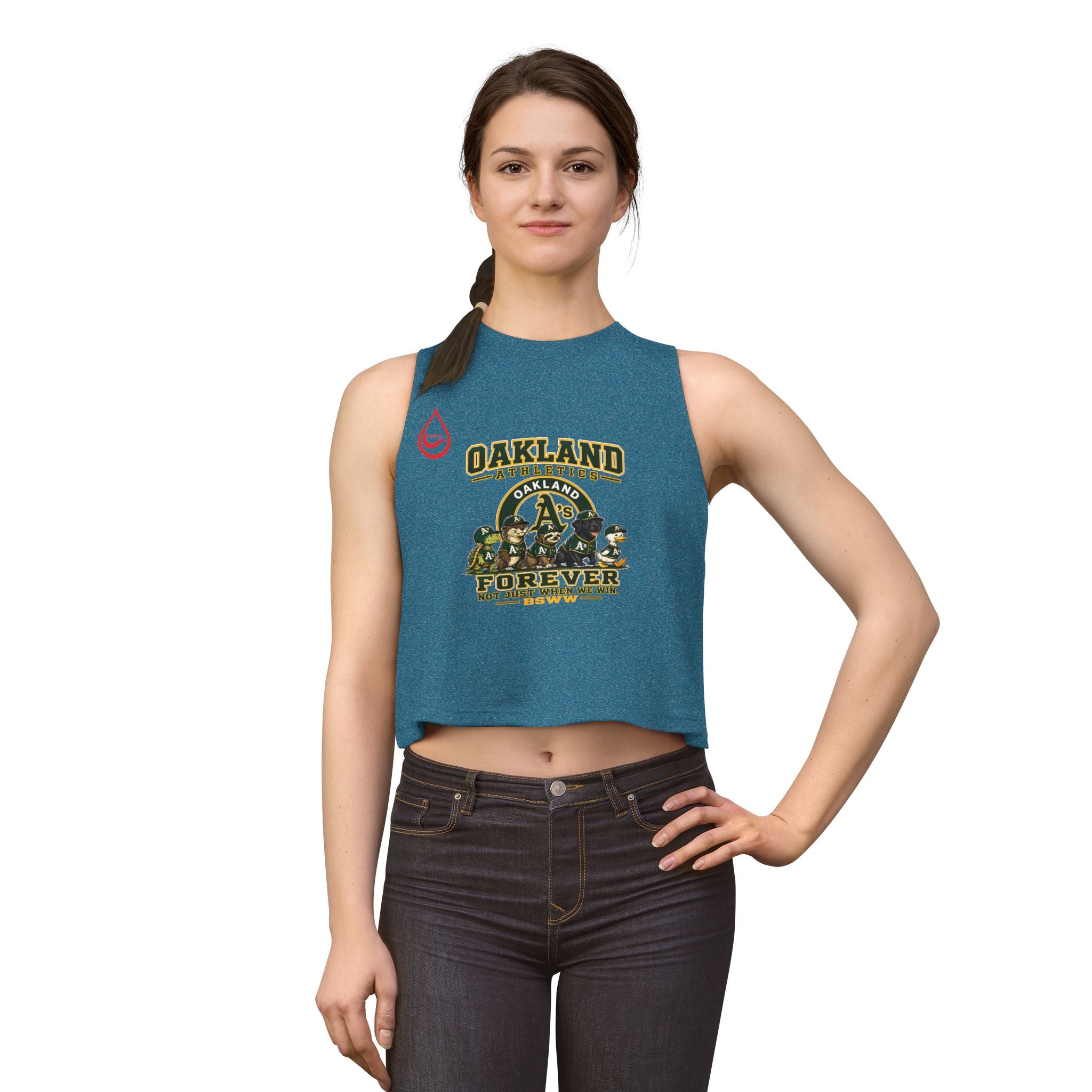 BS WETWEAR FOREVER GREEN AND GOLD TANK