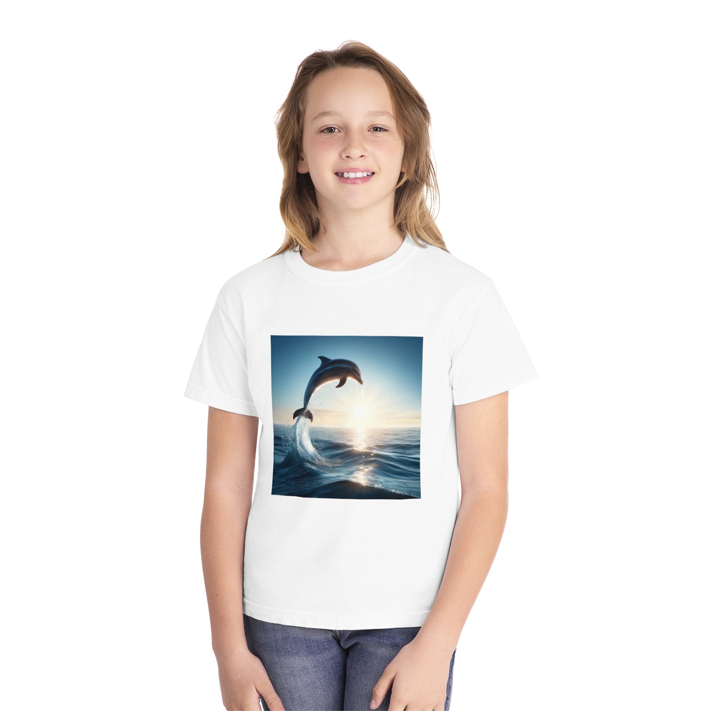 KIDS WET DOLPHIN TEE