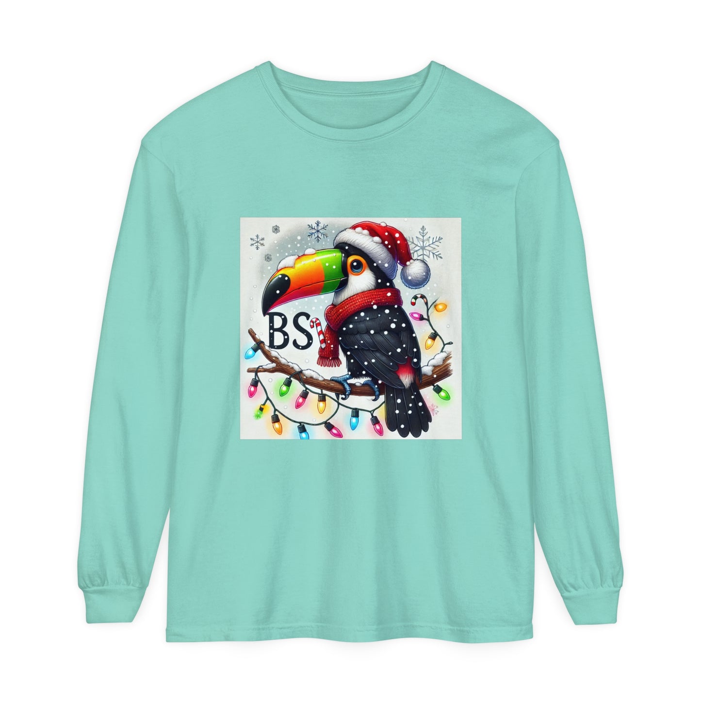 BS WETWEAR  CHRISTMAS TOUCAN LONGSLEEVE T-SHIRT