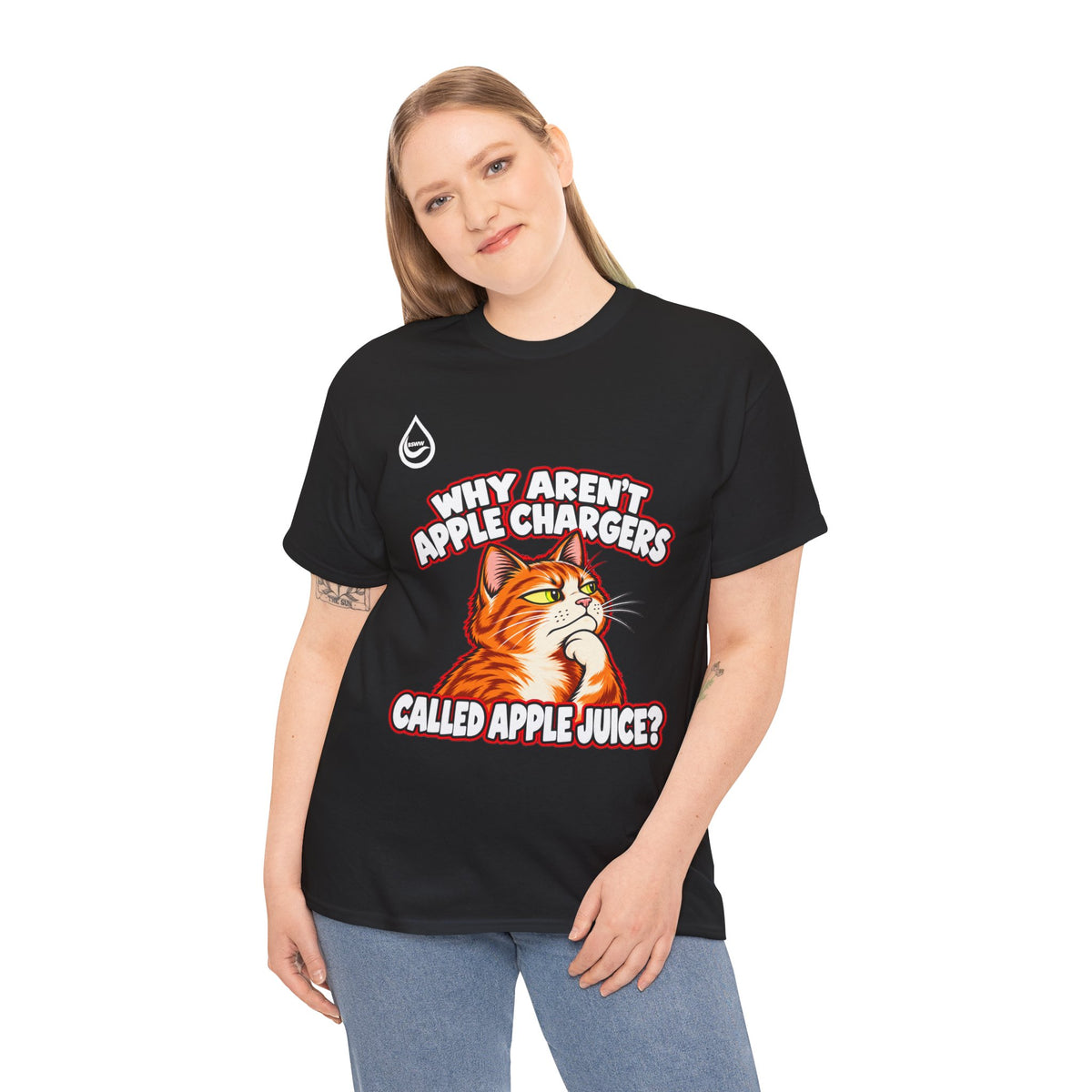 BS WETWEAR APPLE JUICE MAKES TOO MUCH SENSE T-SHIRT