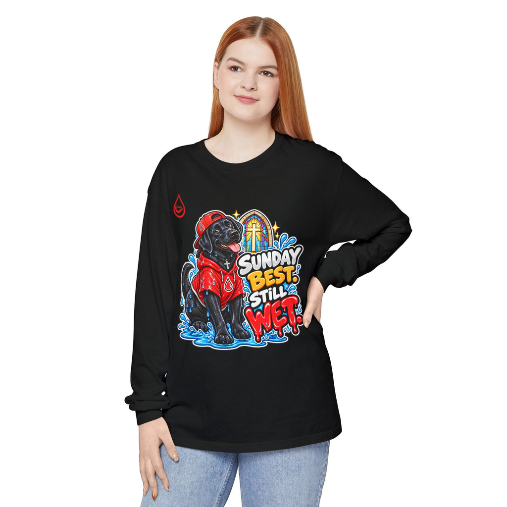 BS WETWEAR SUNDAY SERVICE SPLASH SQUAD LONG SLEEVE T-SHIRT