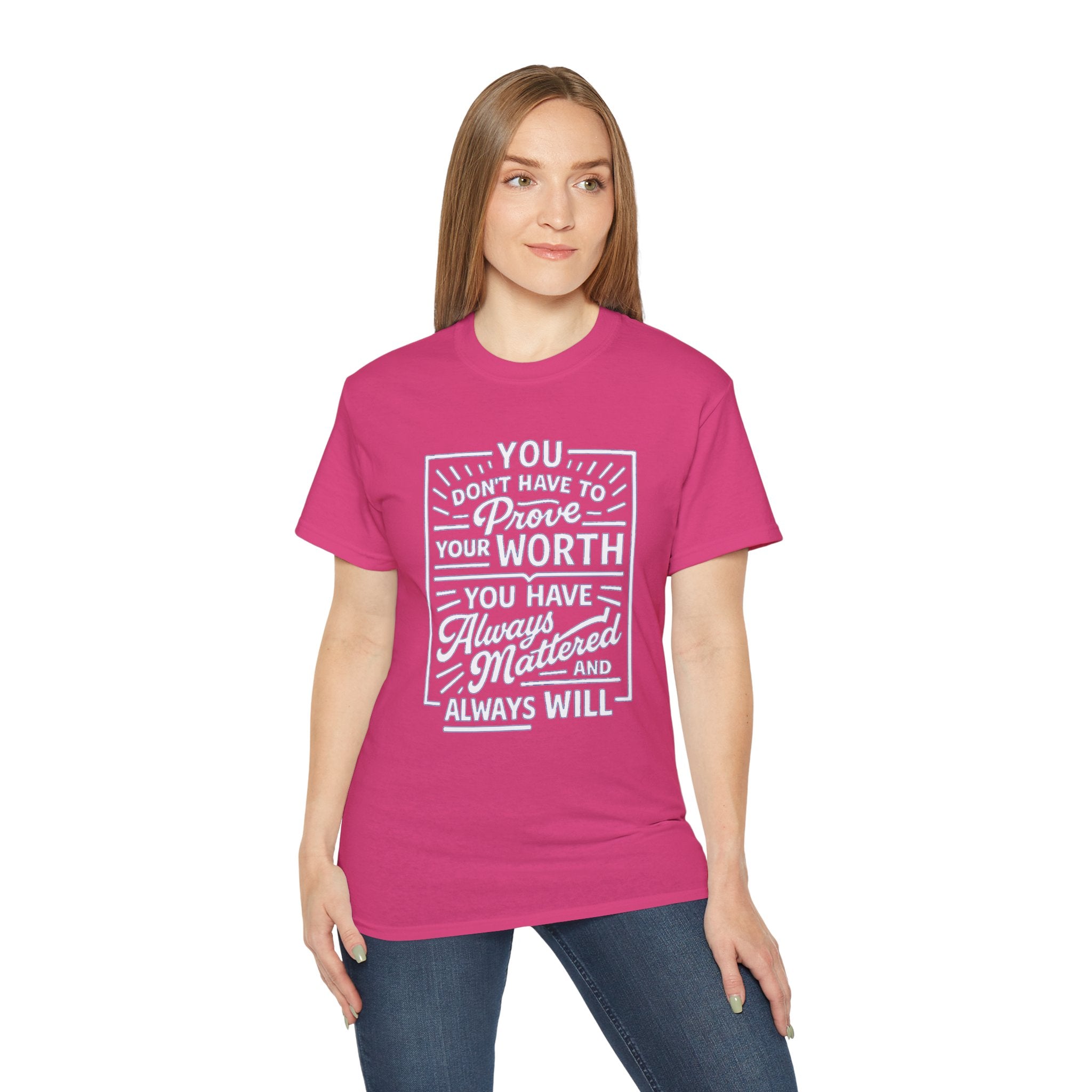 BS WETWEAR I MATTERED THEN I MATTER NOW T-SHIRT