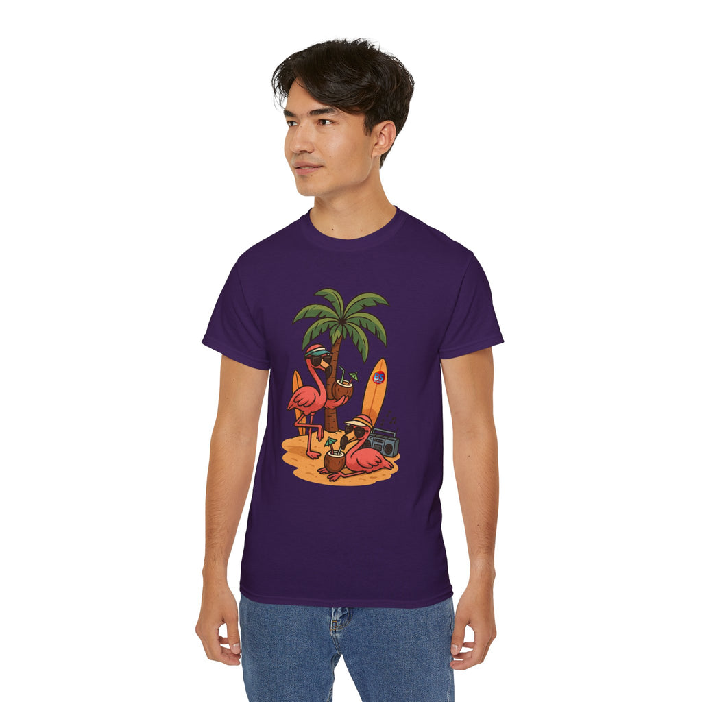 BS WETWEAR FLAMINGO FIESTA MODE T-SHIRT
