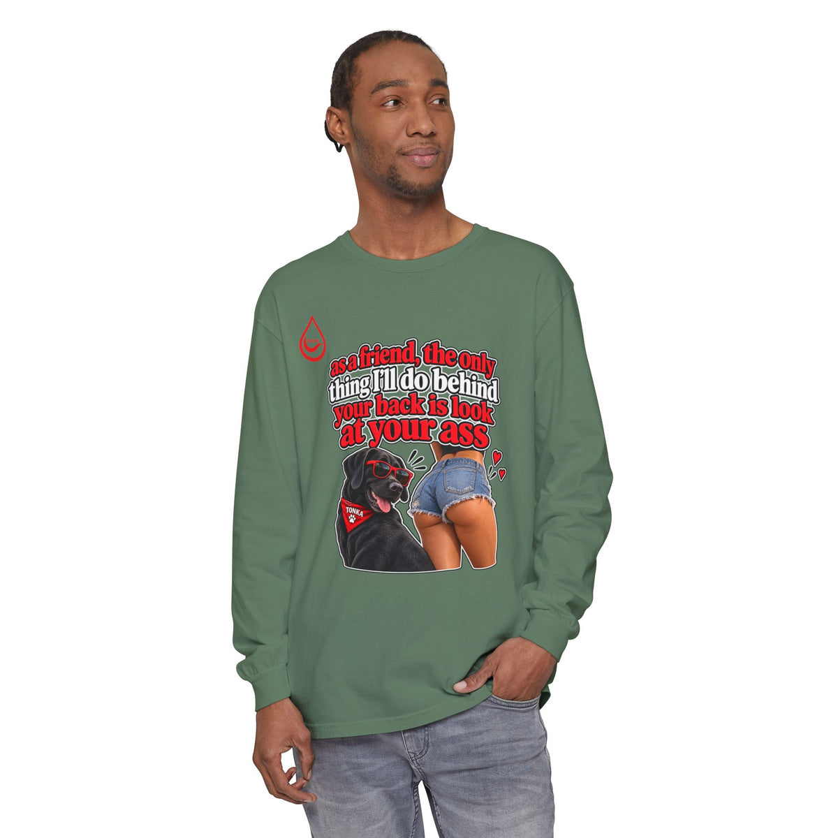BS WETWEAR LABRADOR LOYALTY AND BOOTY APPRECIATION LONG SLEEVE T-SHIRT