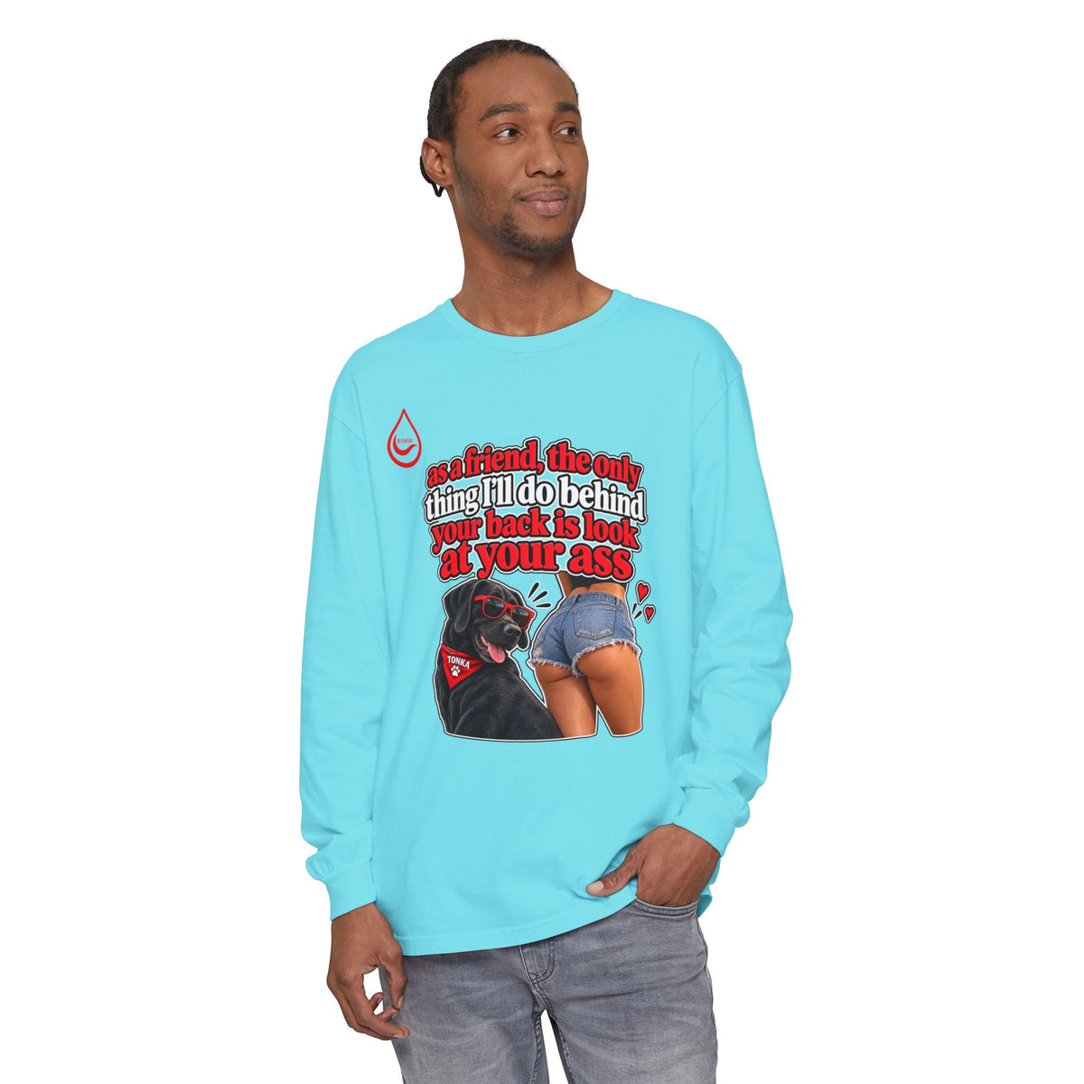 BS WETWEAR LABRADOR LOYALTY AND BOOTY APPRECIATION LONG SLEEVE T-SHIRT