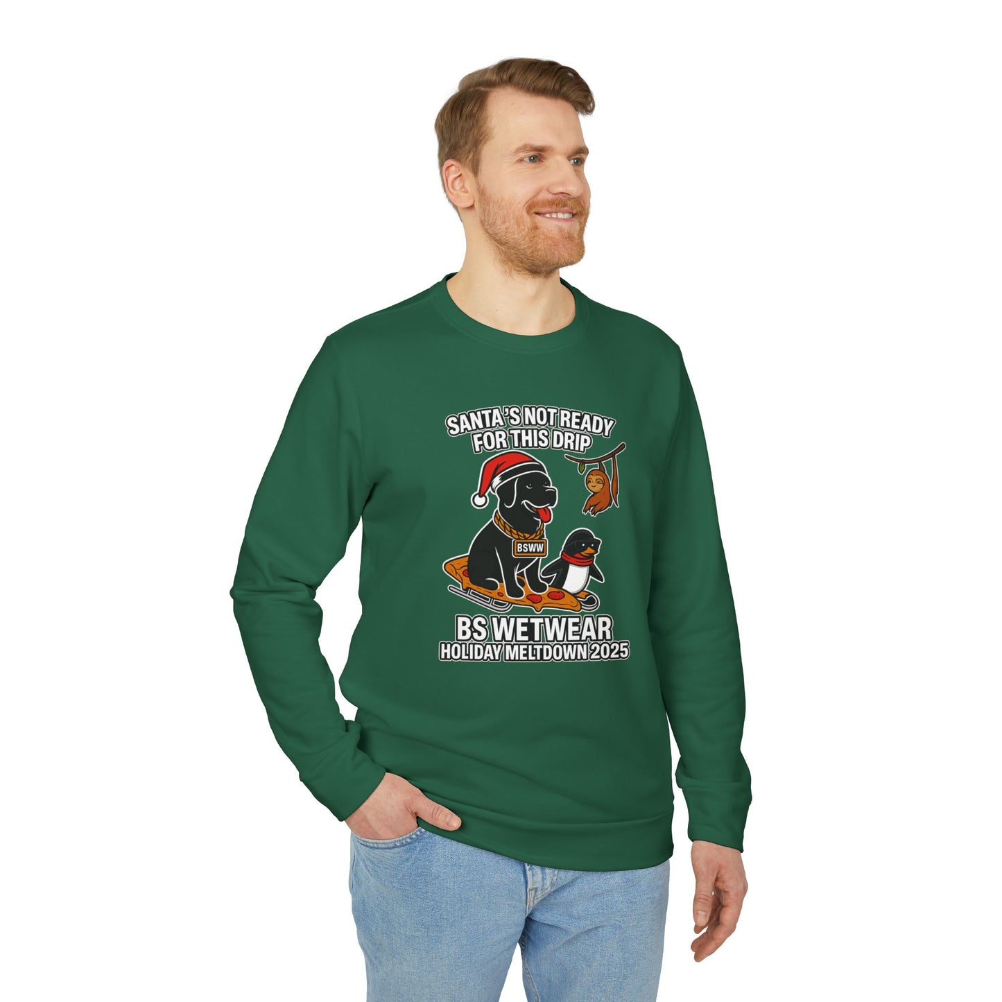 BS WETWEAR THE CHRISTMAS CHAOS CREW SWEATER