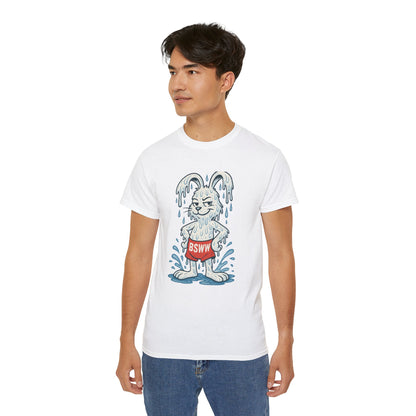 BS WETWEAR WET RABBIT – DRENCHED, DRIPPY, AND DOWNRIGHT LEGENDARY T-SHIRT