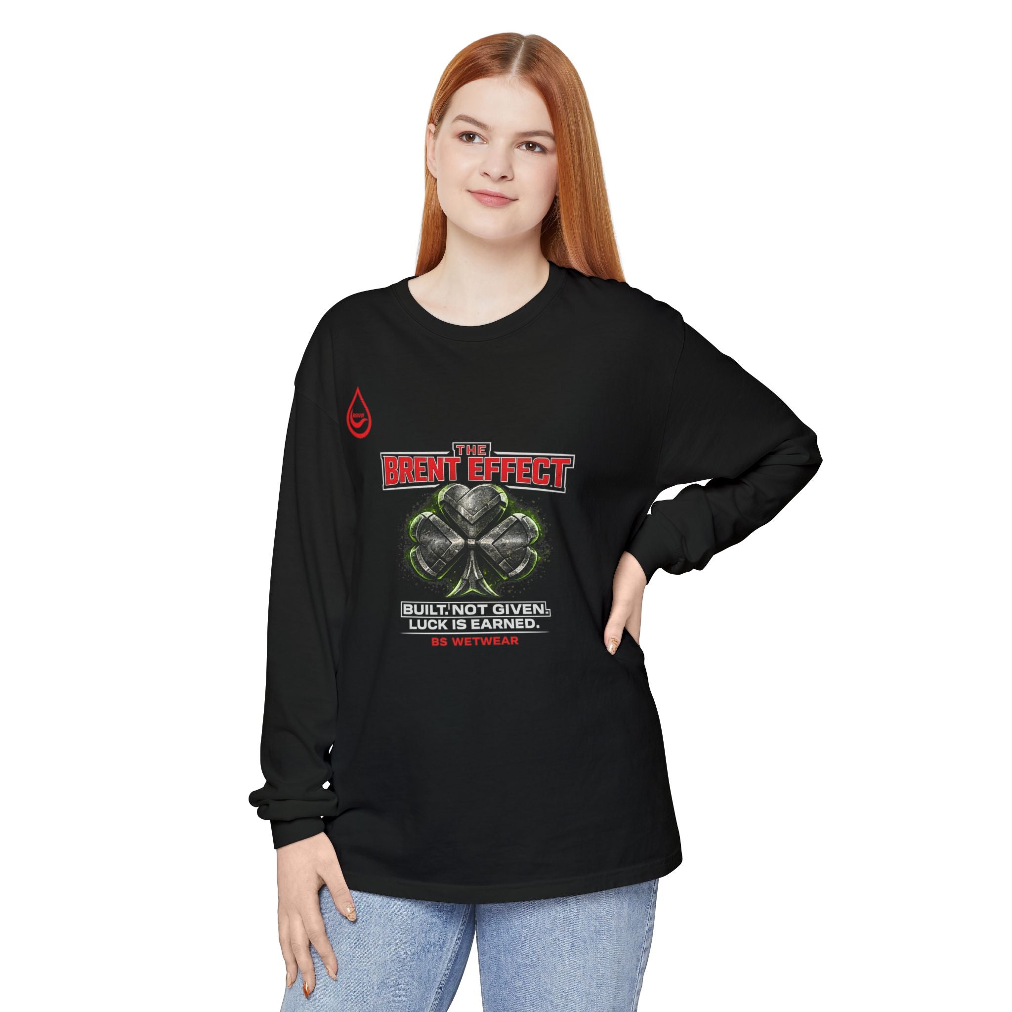 BS WETWEAR THE BRENT EFFECT: IRON CLOVER LONG SLEEVE T-SHIRT