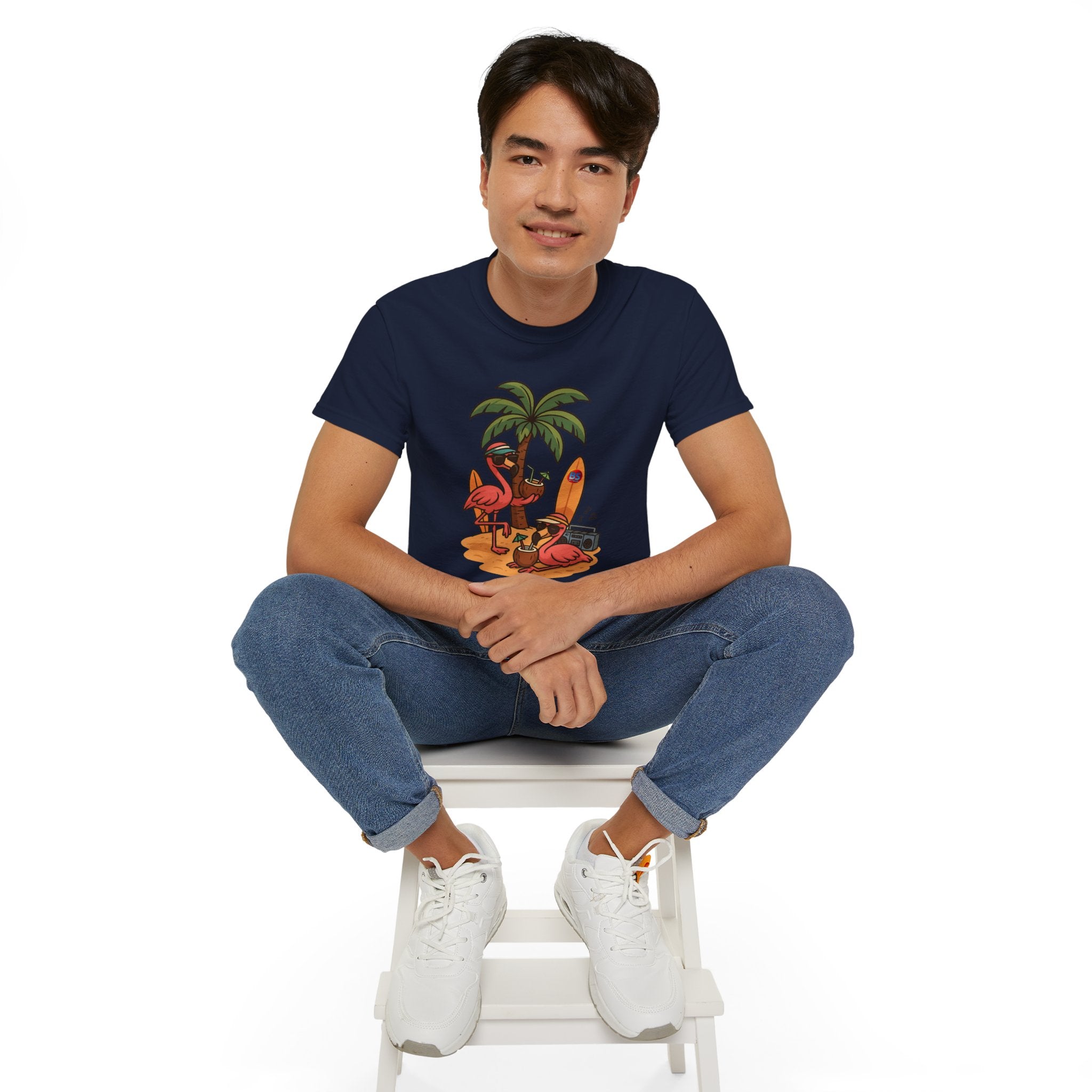 BS WETWEAR FLAMINGO FIESTA MODE T-SHIRT