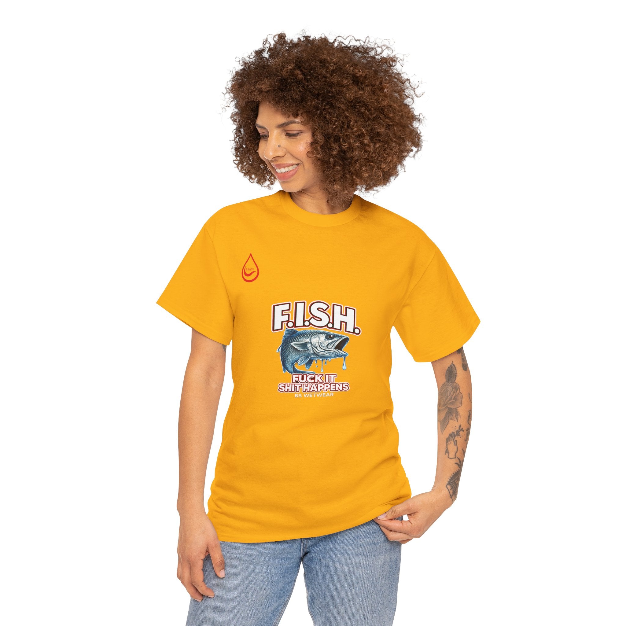 BS WETWEAR F.I.S.H. BLACKOUT T-SHIRT