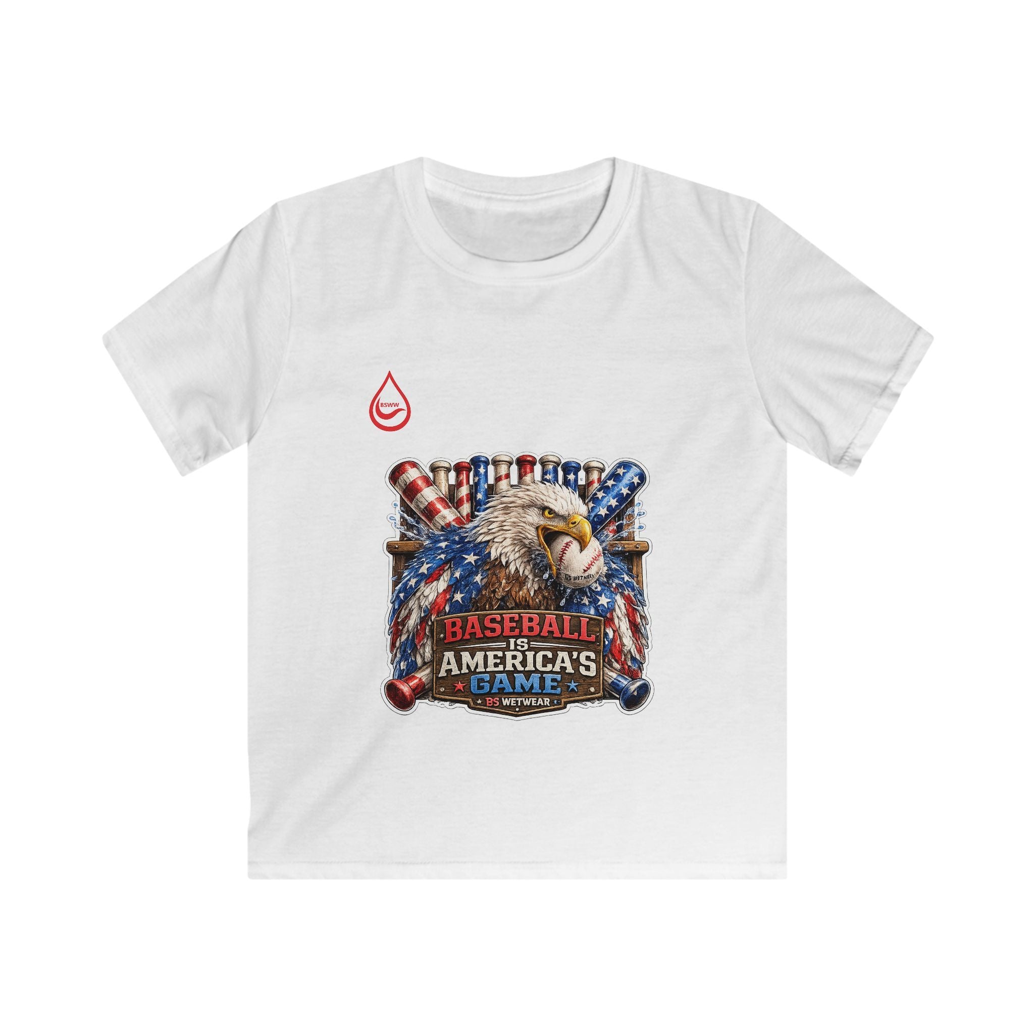 KIIDS BS WETWEAR AMERICA’S PASTIME T-SHIRT