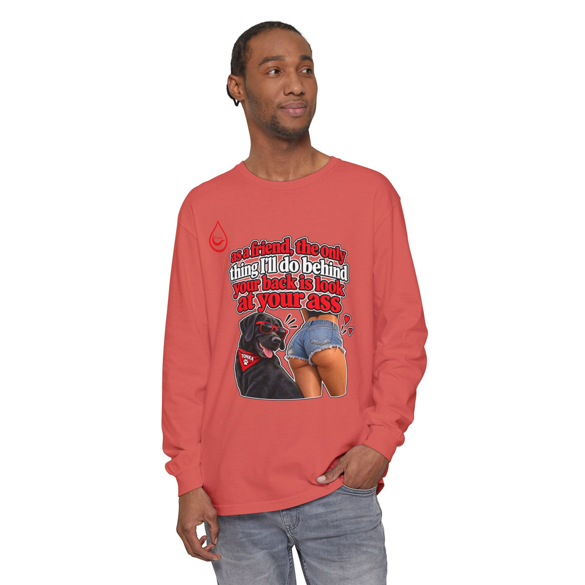 BS WETWEAR LABRADOR LOYALTY AND BOOTY APPRECIATION LONG SLEEVE T-SHIRT