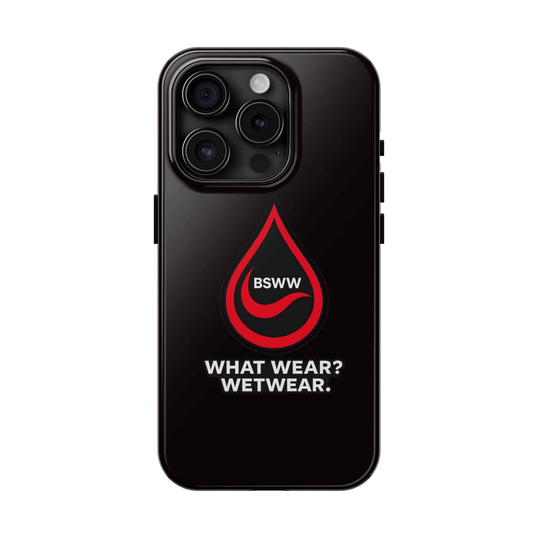 BS WETWEAR RED DROP CORE PHONE CASE