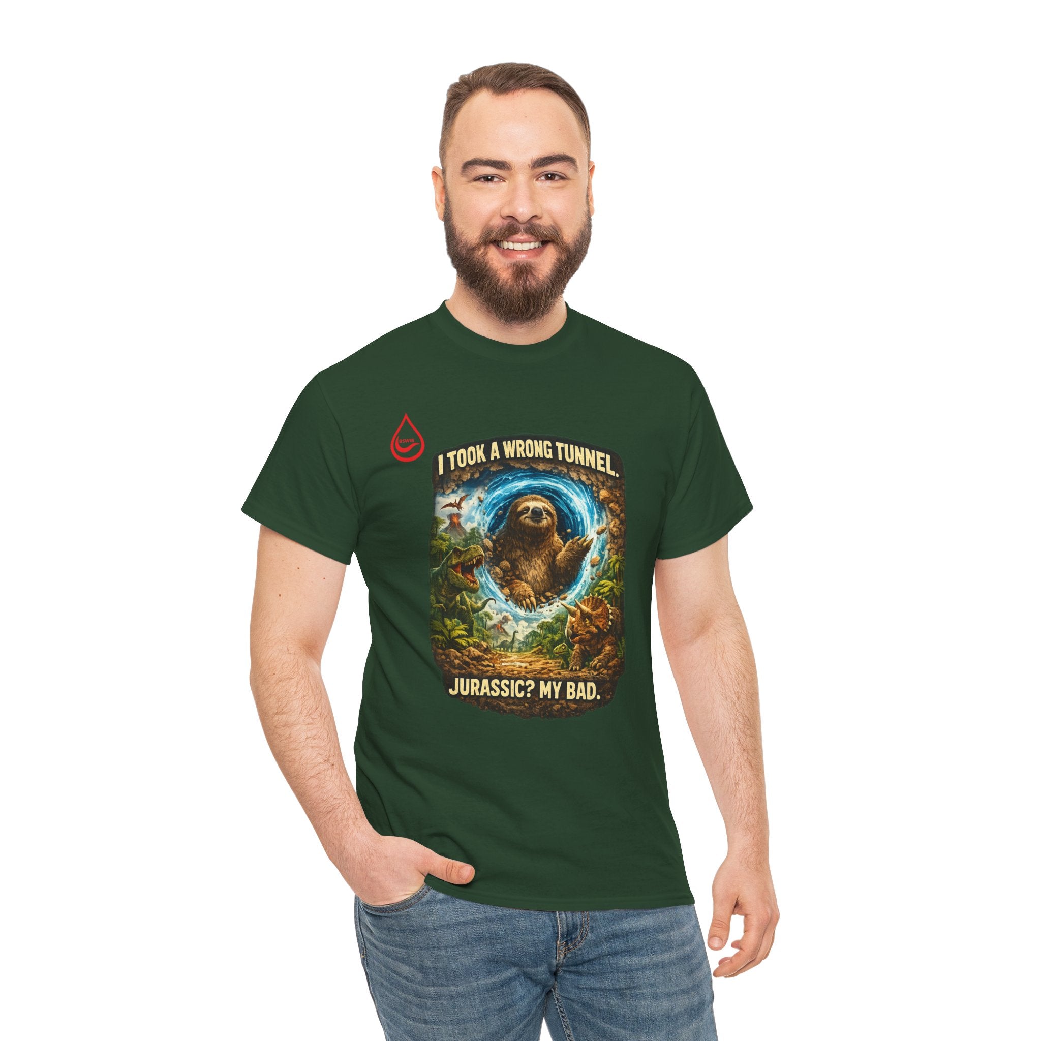 BS WETWEAR PORTAL TO PREHISTORY T-SHIRT