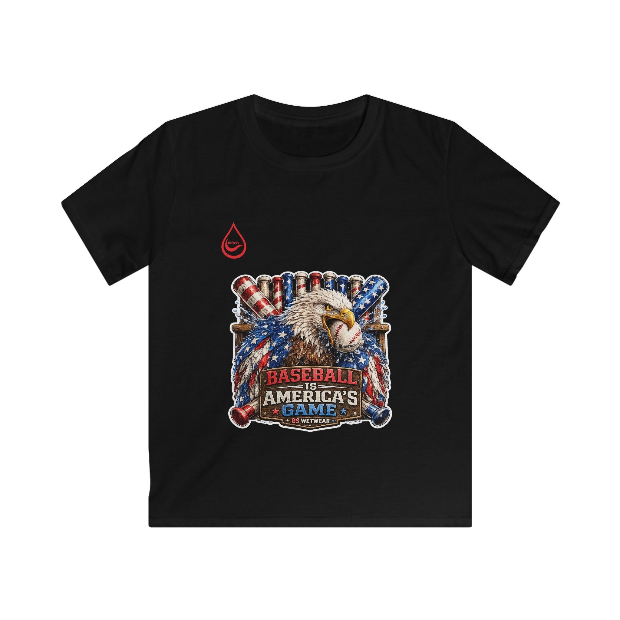 KIIDS BS WETWEAR AMERICA’S PASTIME T-SHIRT