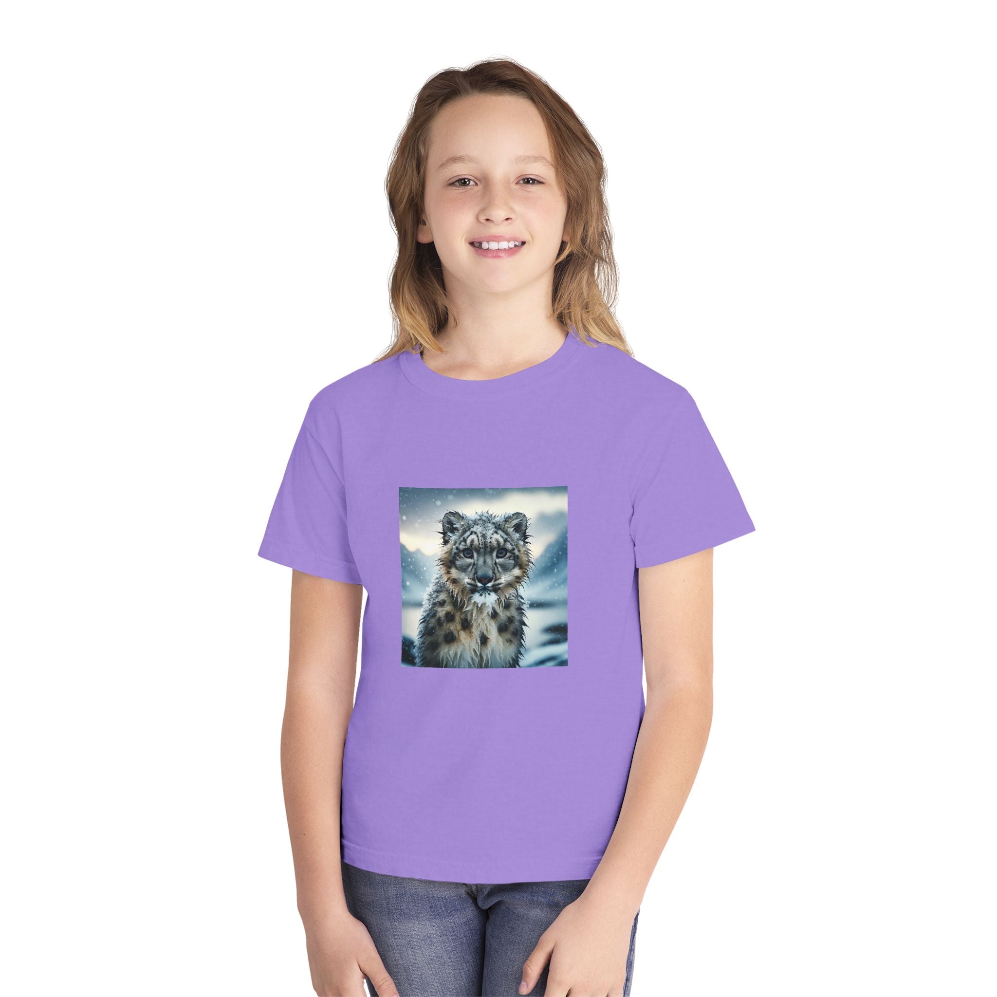 BS WETWEAR KIDS WET SNOW LEOPARD T-SHIRT