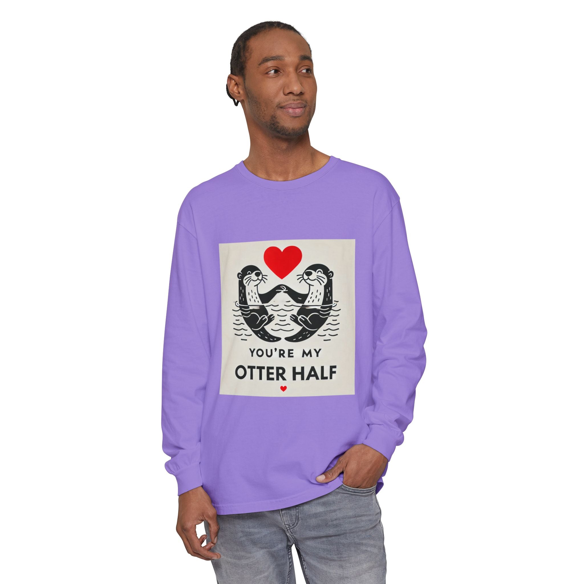 BS WETWEAR DUO OTTER VDAY LONG SLEEVE T-SHIRT