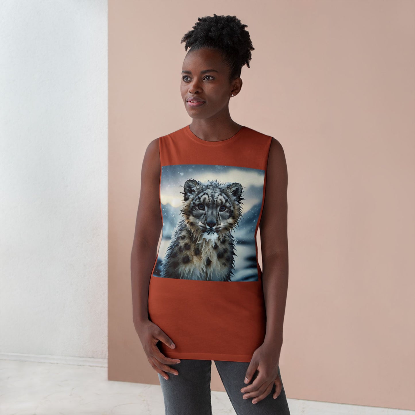 BS WETWEAR WET SNOW LEOPARD TANK