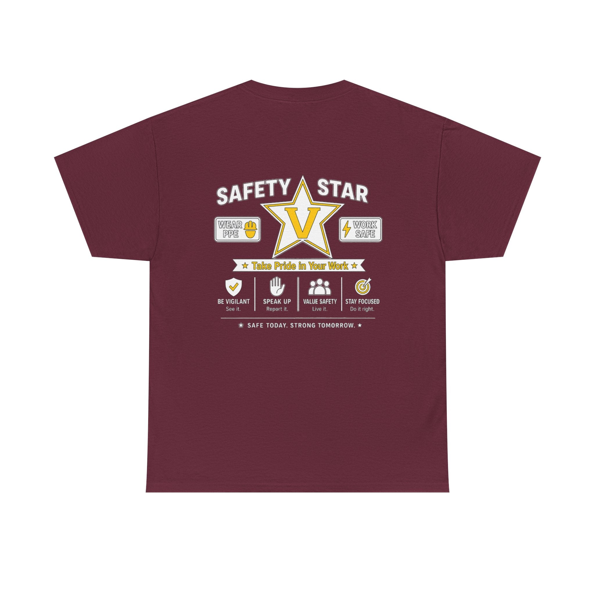 BS WETWEAR SAFETY STAR V T-SHIRT