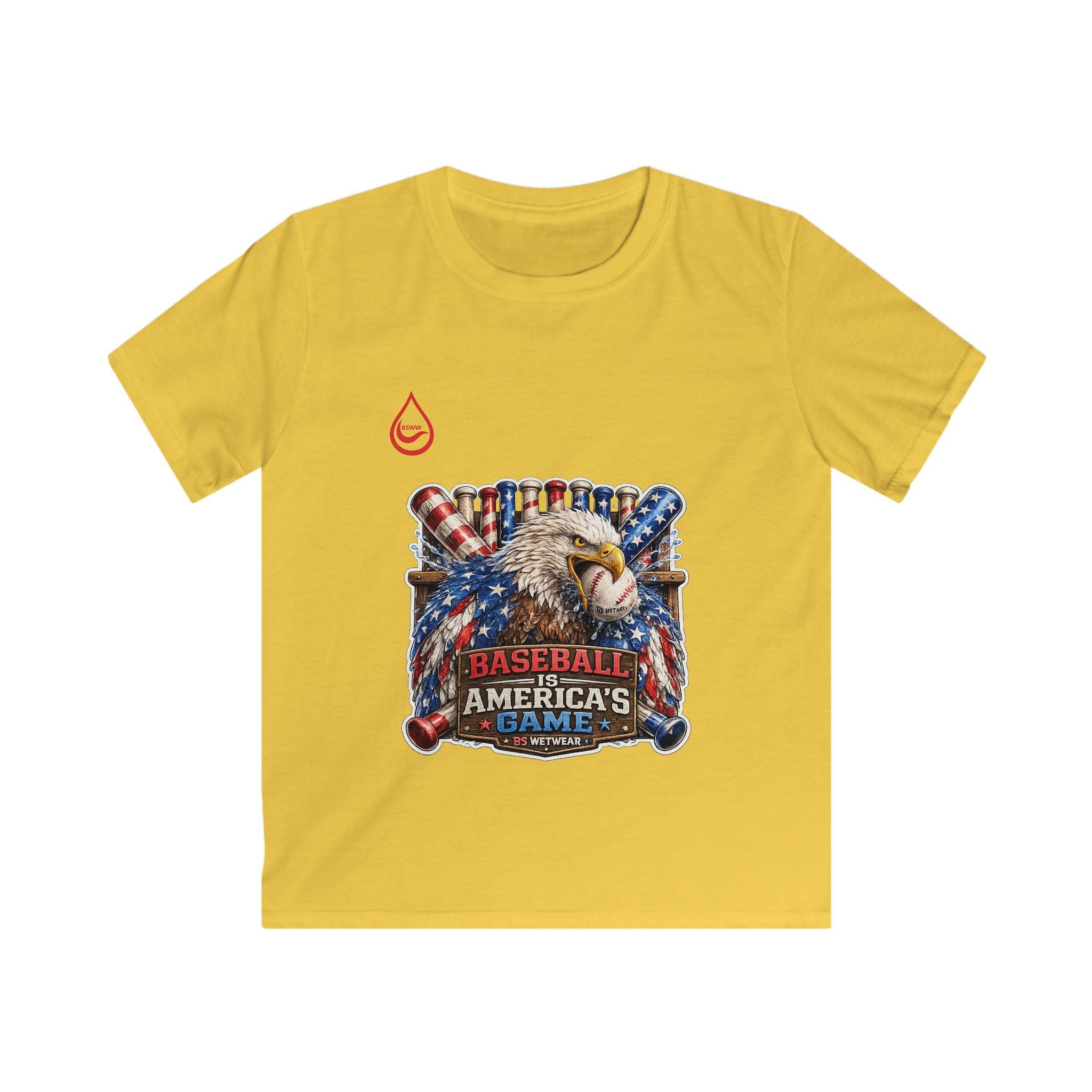 KIIDS BS WETWEAR AMERICA’S PASTIME T-SHIRT