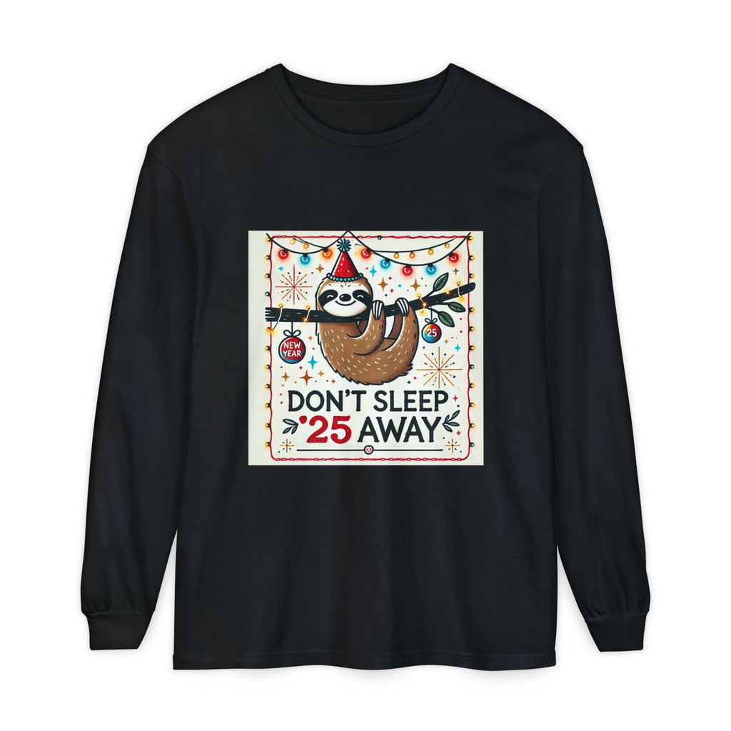 BS WETWEAR STAY AWAKE SLOTH  LONGSLEEVE T-SHIRT
