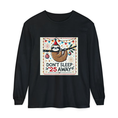 BS WETWEAR STAY AWAKE SLOTH  LONGSLEEVE T-SHIRT