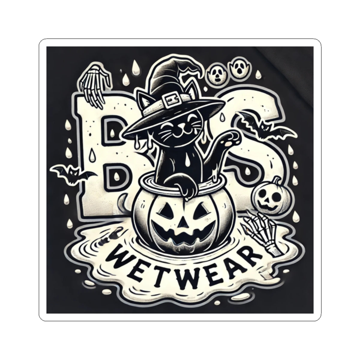 BS WETWEAR Kiss-Cut Stickers