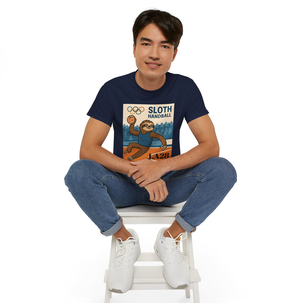 BS WETWEAR SLOTH HANDBALL: THE ART OF MOVING NOWHERE FAST T-SHIRT