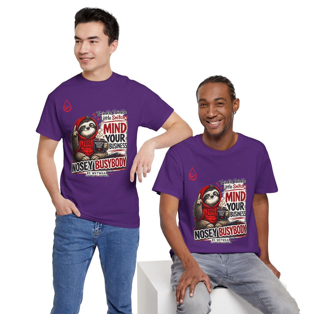BS WETWEAR COFFEE FIRST GOSSIP NEVER T-SHIRT (PG)