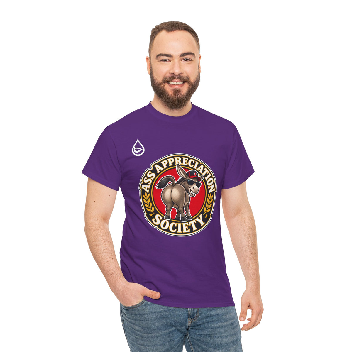 BS WETWEAR CHEEKY DONKEY APPRECIATION SOCIETY T-SHIRT