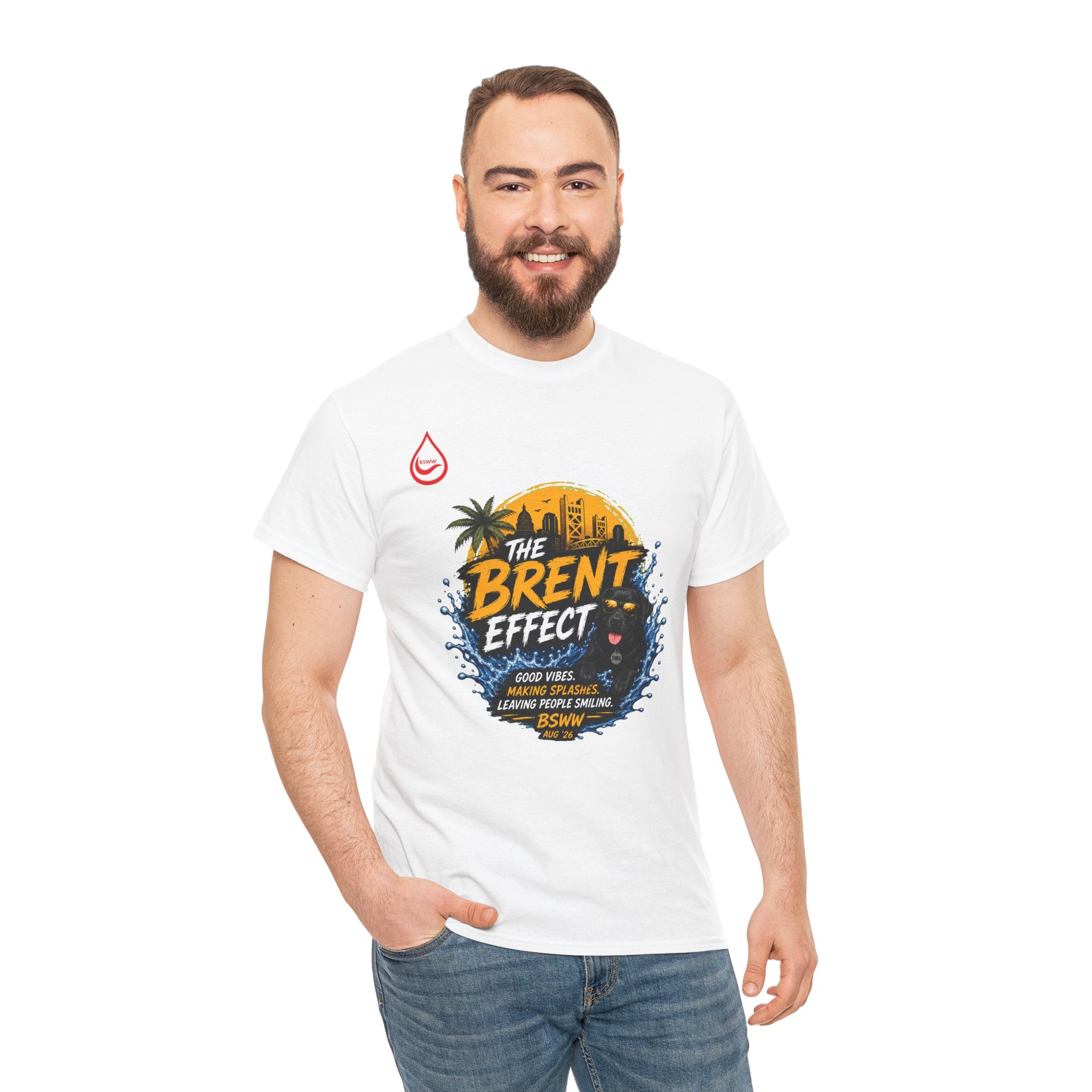 BS WETWEAR THE BRENT EFFECT LEGENDARY VIBES T-SHIRT