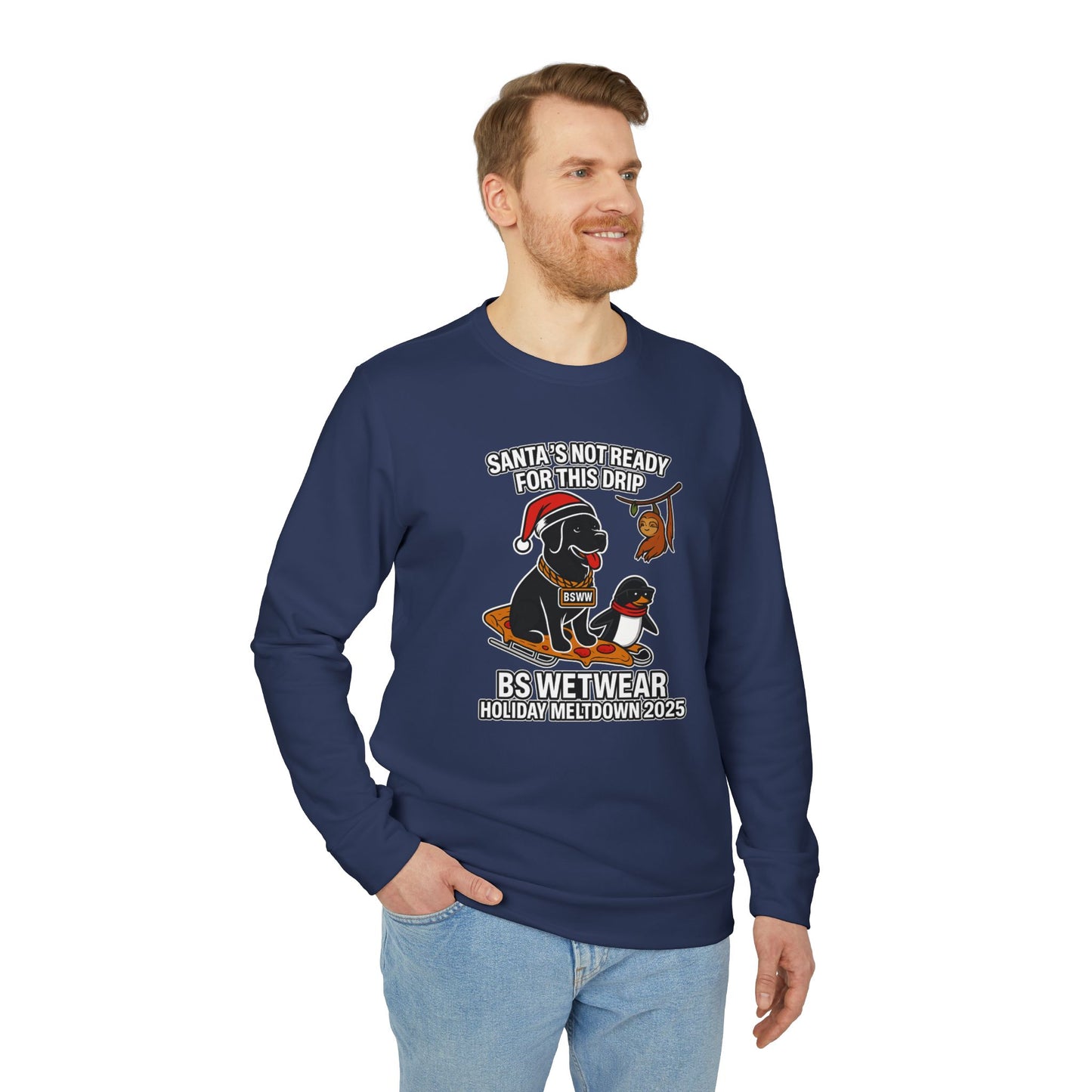 BS WETWEAR THE CHRISTMAS CHAOS CREW SWEATER