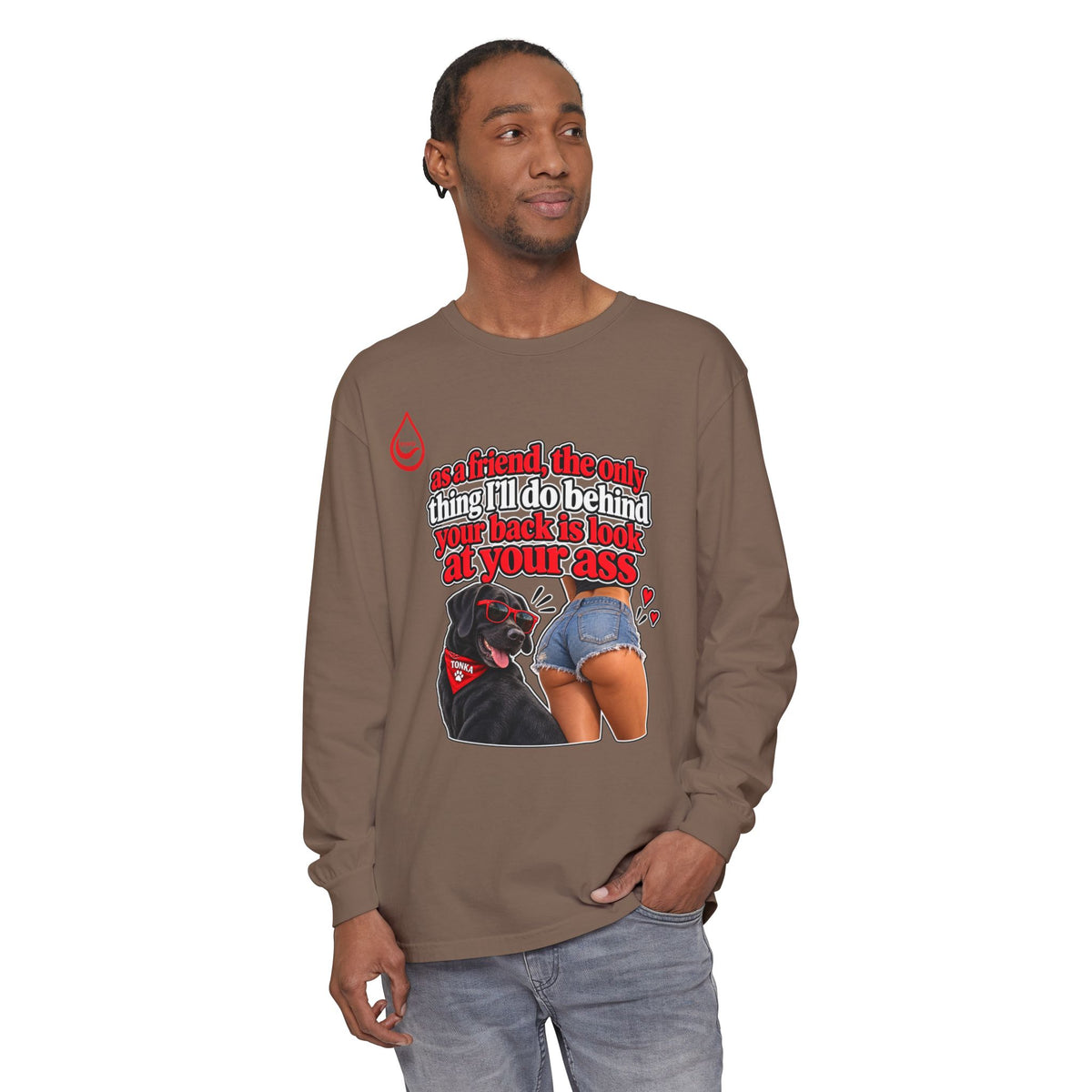 BS WETWEAR LABRADOR LOYALTY AND BOOTY APPRECIATION LONG SLEEVE T-SHIRT