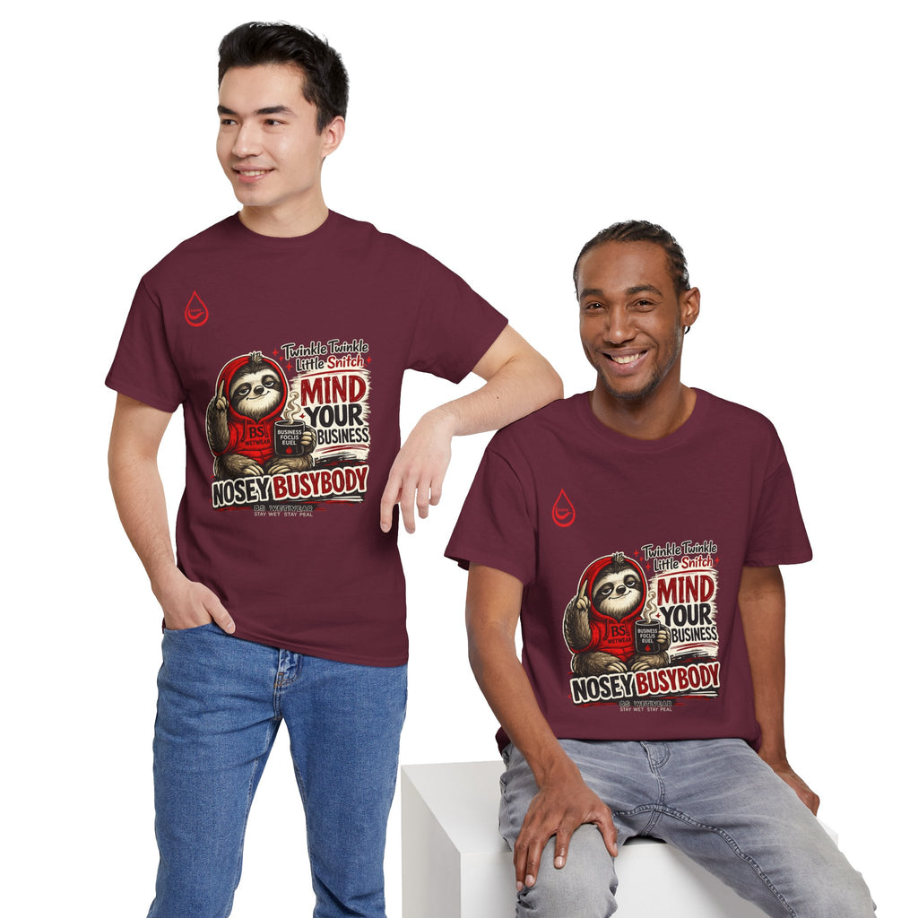BS WETWEAR COFFEE FIRST GOSSIP NEVER T-SHIRT (PG)