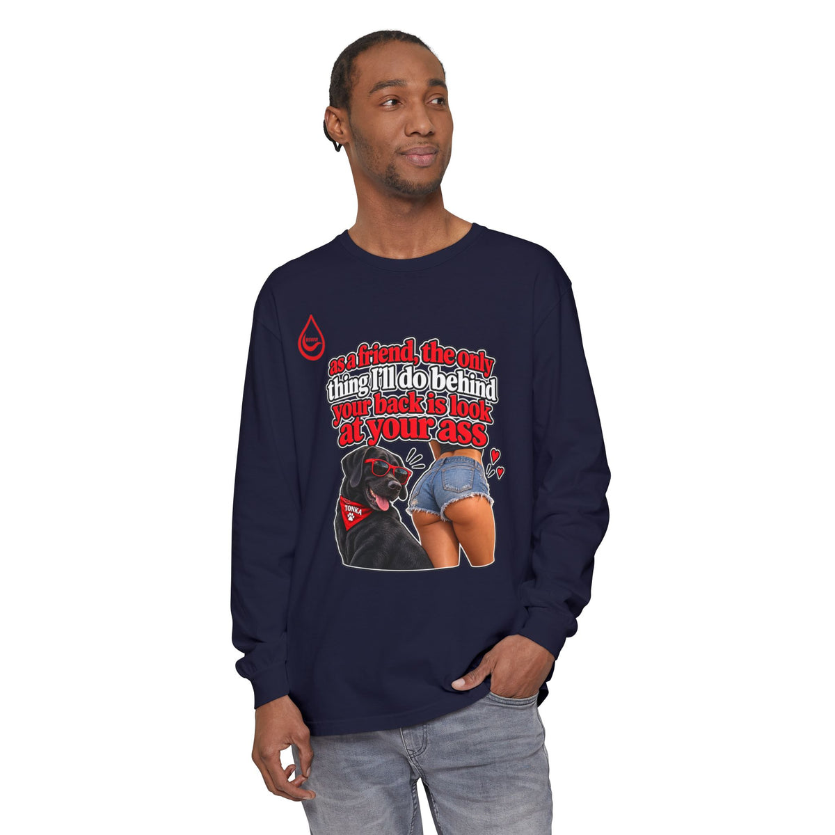 BS WETWEAR LABRADOR LOYALTY AND BOOTY APPRECIATION LONG SLEEVE T-SHIRT