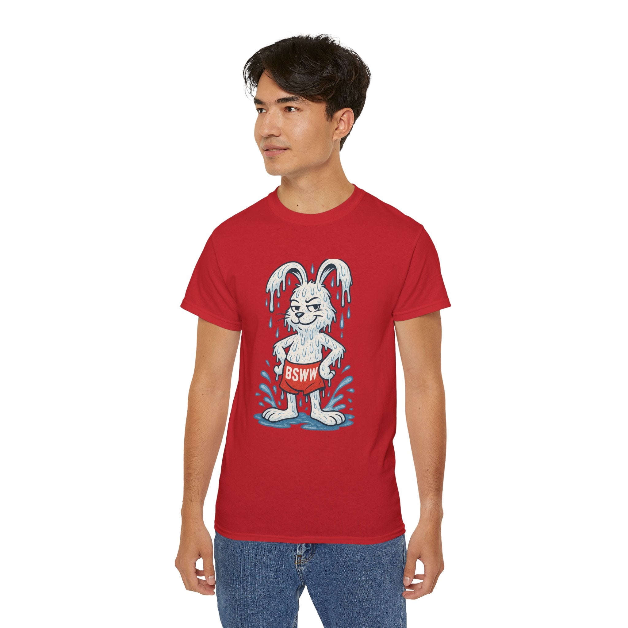 BS WETWEAR WET RABBIT – DRENCHED, DRIPPY, AND DOWNRIGHT LEGENDARY T-SHIRT