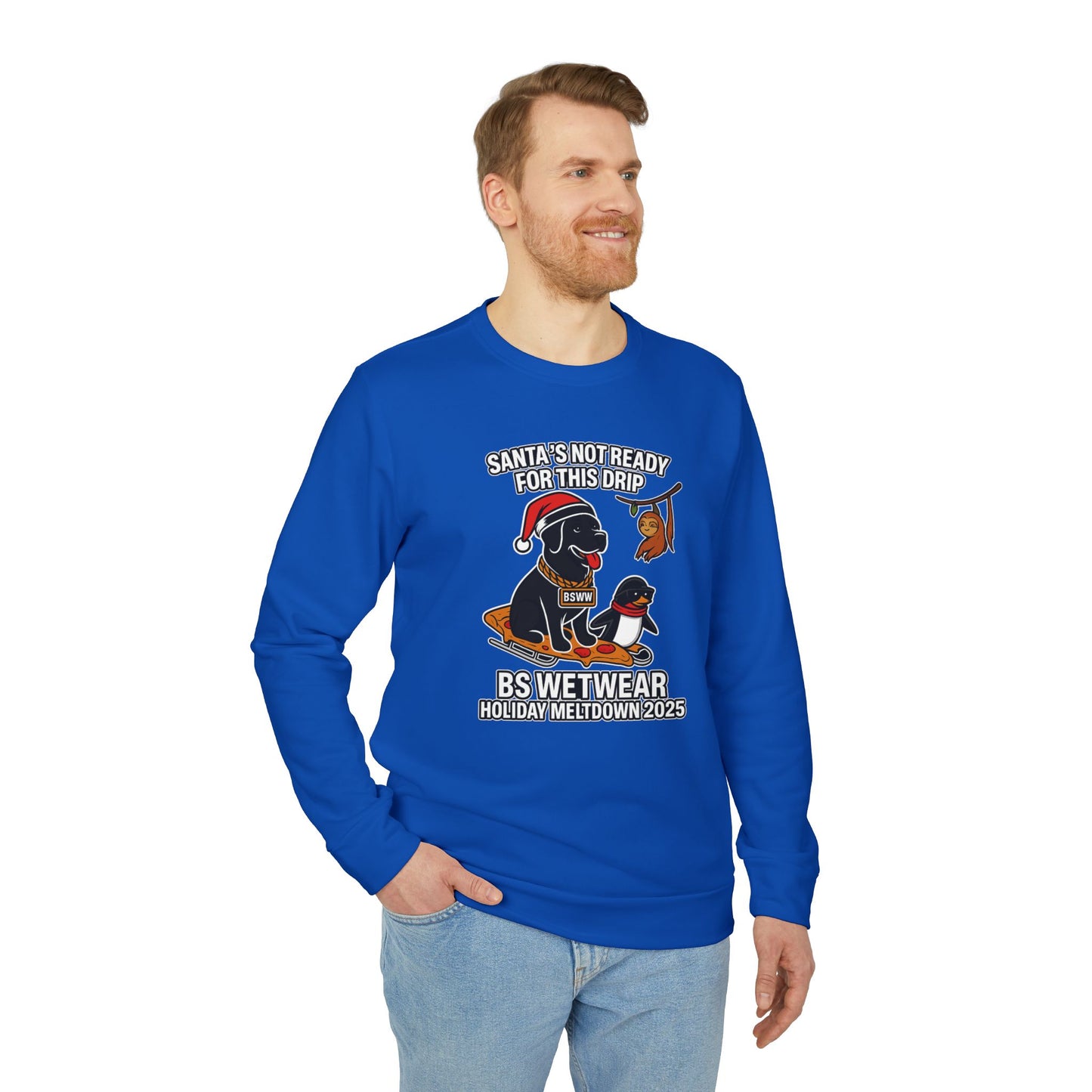 BS WETWEAR THE CHRISTMAS CHAOS CREW SWEATER