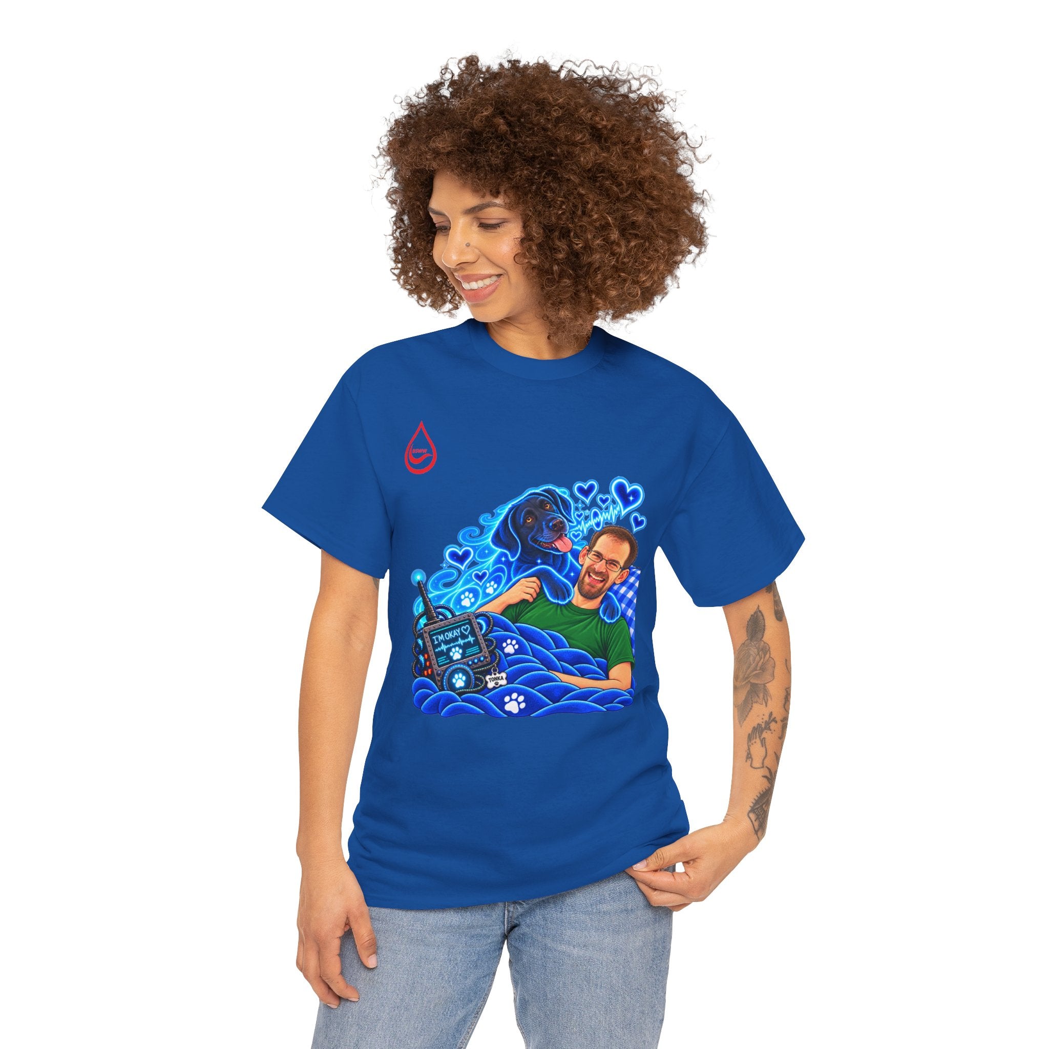 BS WETWEAR MY DOG IS BETTER THAN MEDICINE T-SHIRT