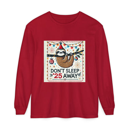 BS WETWEAR STAY AWAKE SLOTH  LONGSLEEVE T-SHIRT