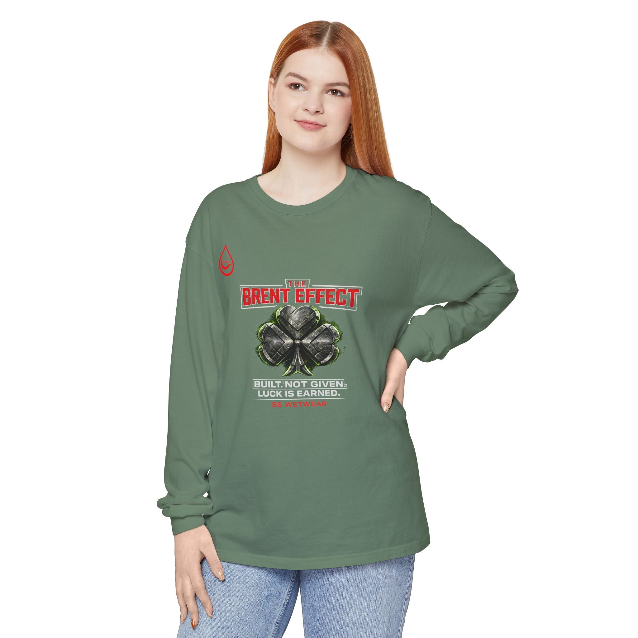 BS WETWEAR THE BRENT EFFECT: IRON CLOVER LONG SLEEVE T-SHIRT