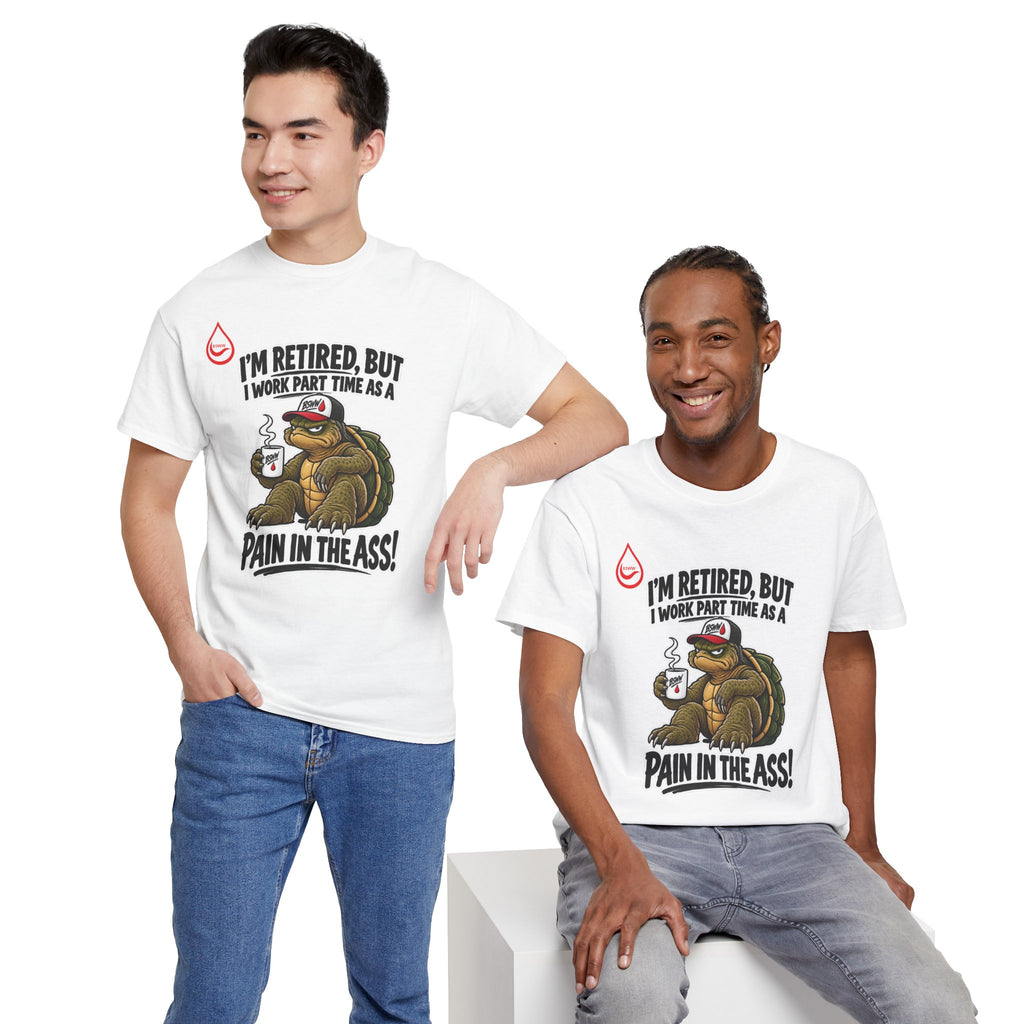 BS WETWEAR PROFESSIONAL RETIRED TROUBLEMAKER TURTLE T-SHIRT