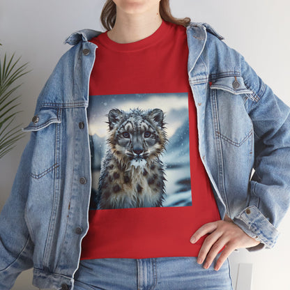 WET SNOW LEOPARD TEE