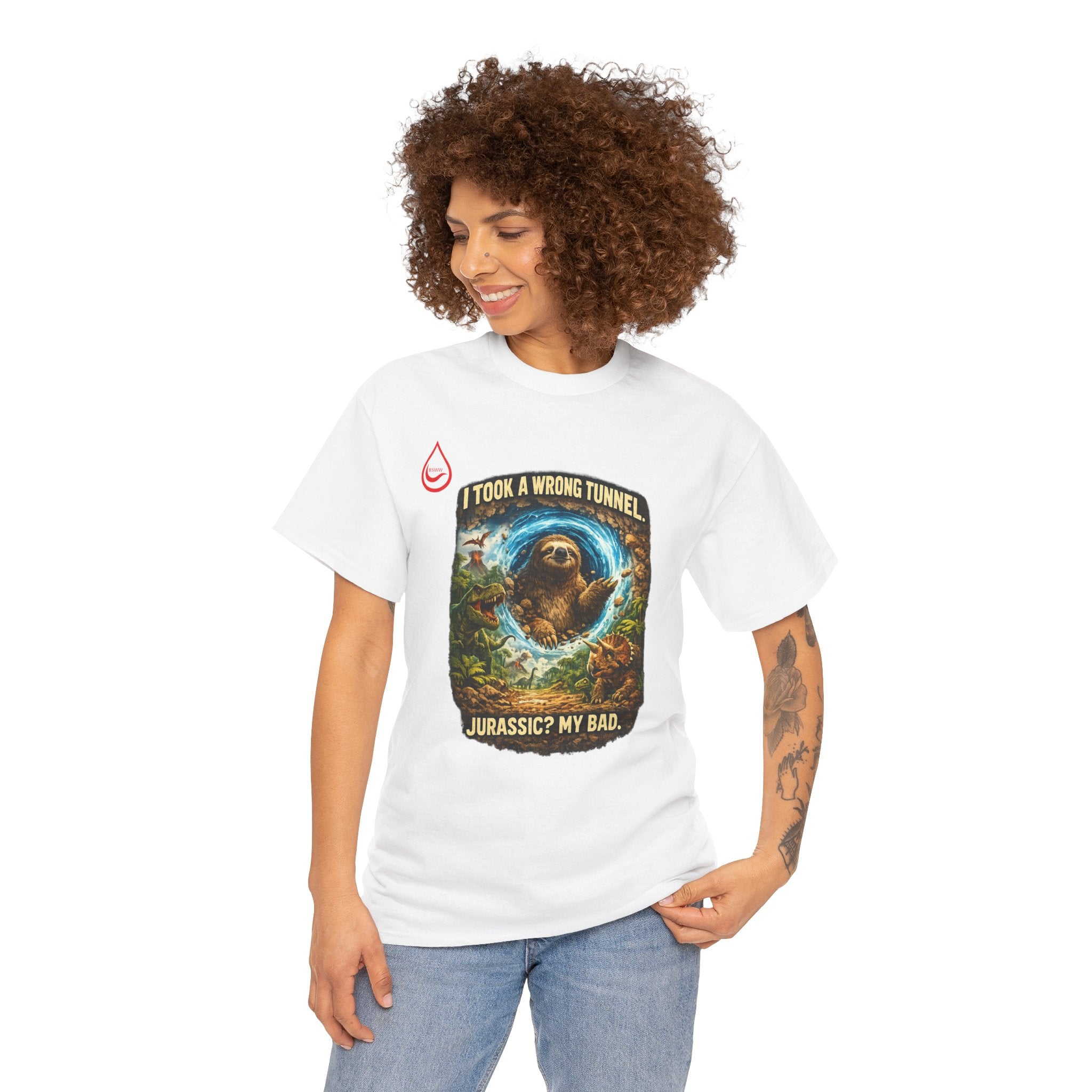 BS WETWEAR PORTAL TO PREHISTORY T-SHIRT