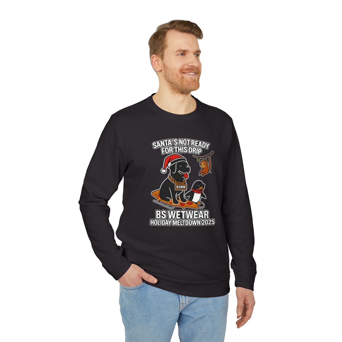 BS WETWEAR THE CHRISTMAS CHAOS CREW SWEATER