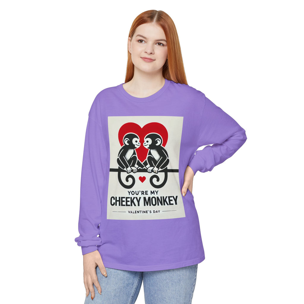 BS WETWEAR DUO MONKEY VDAY LONG SLEEVE T-SHIRT