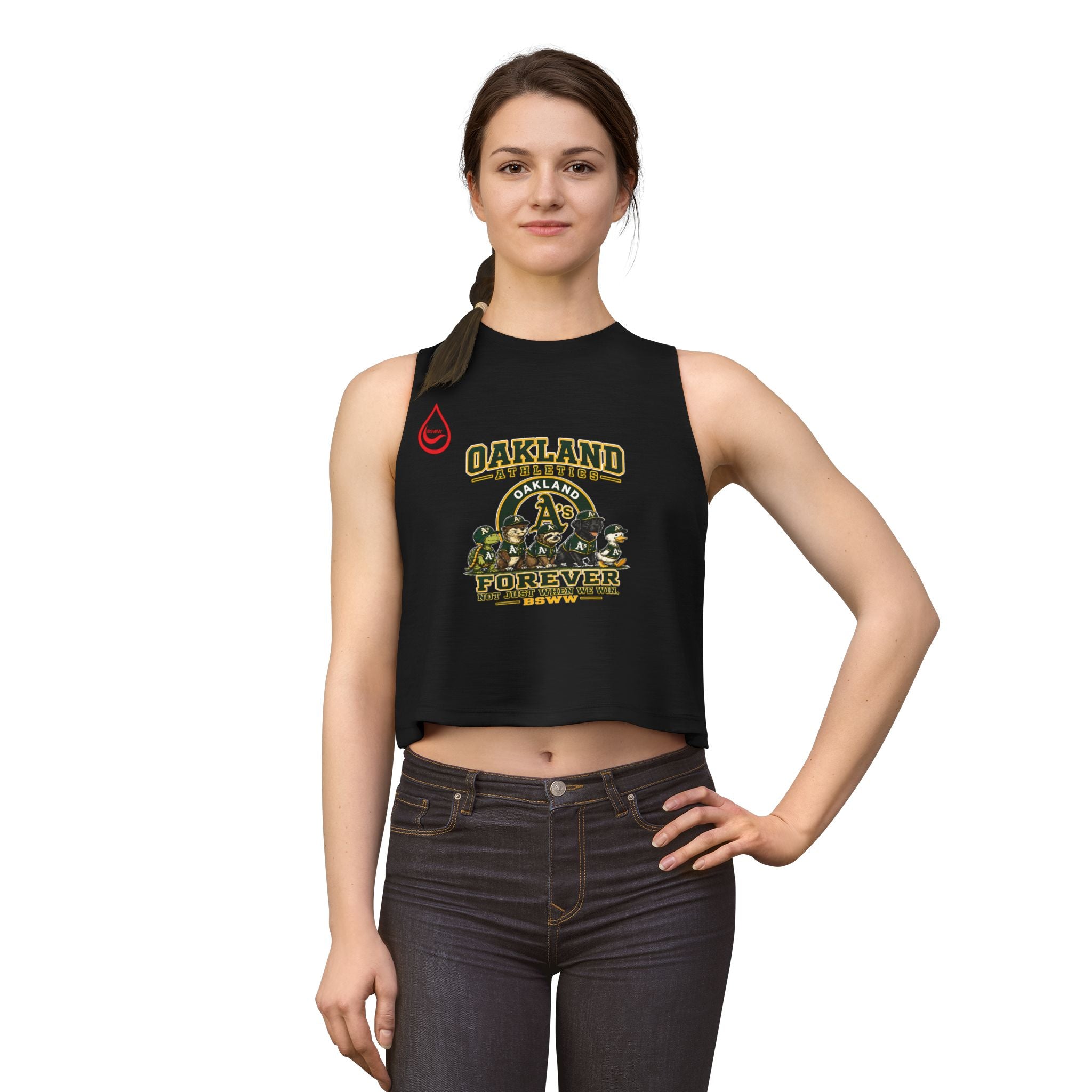 BS WETWEAR FOREVER GREEN AND GOLD TANK